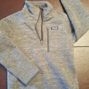 Boys patagonia pullover xs grey